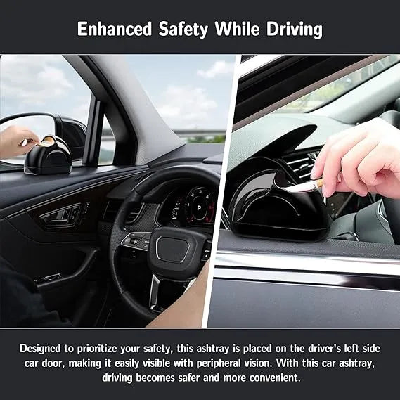 Portable Car Ashtray – Smoke Trap & Odor Control for a Fresher Car Interior
