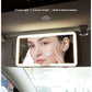 Extra Large Car Visor Vanity Mirror with LED Lights — 3 Light Modes, Rechargeable USB, Portable Touch Mirror for Car, Travel & Daily Touch-Ups